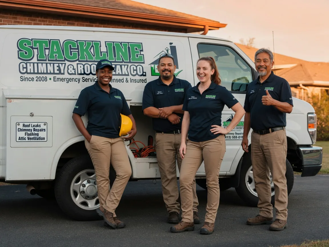 Chimney flashing repair company in Polk, PA
